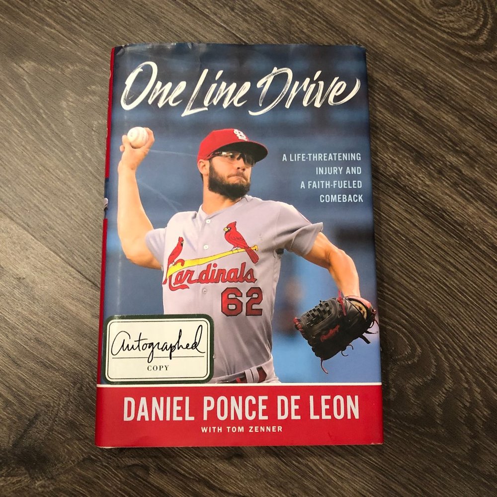 MLB Pitcher Signed Autobiography - Daniel Ponce De Leon